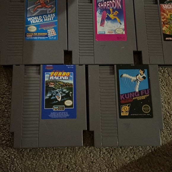 NES Game Lot Super Mario Duck Hunt Indiana Jones Kung Fu RBI 3 More Games - Picture 7 of 7